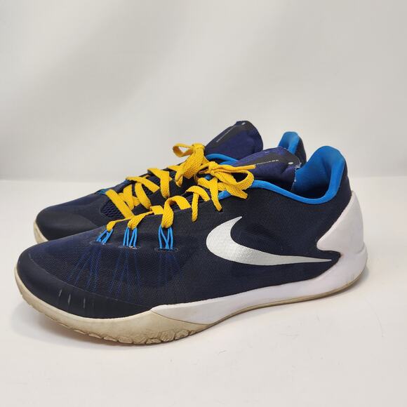 Nike Men Hyperchase TB Basketball Shoes Sneakers Size 12 Blue Silver Low Top main image 4